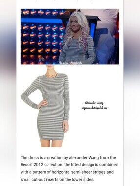 Charcoal Bodycon Mesh Ribbed Long-sleeve Dress by Alexander Wang Size XS
